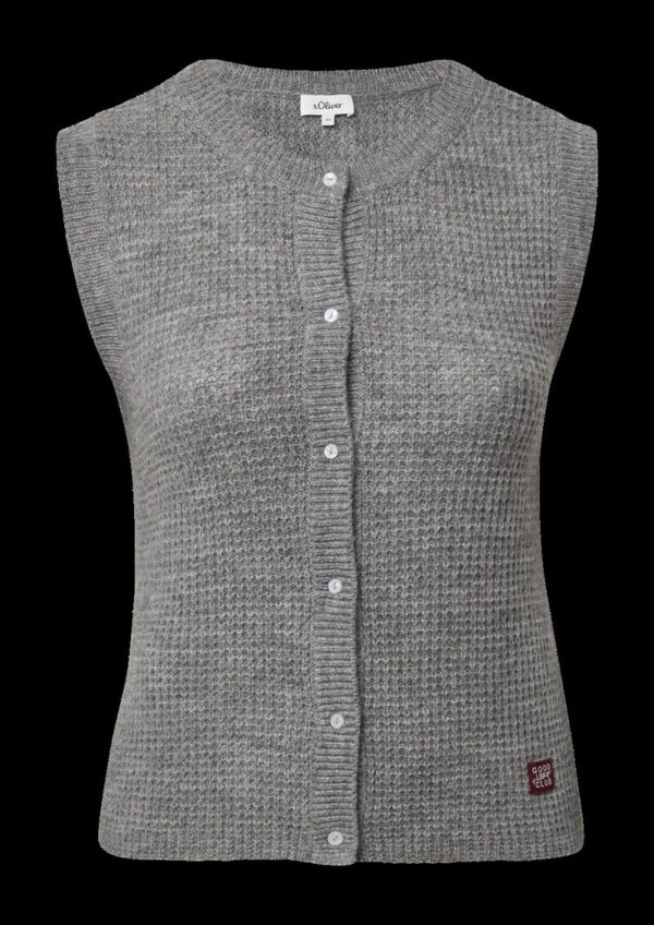 Strickweste aus Alpakamix