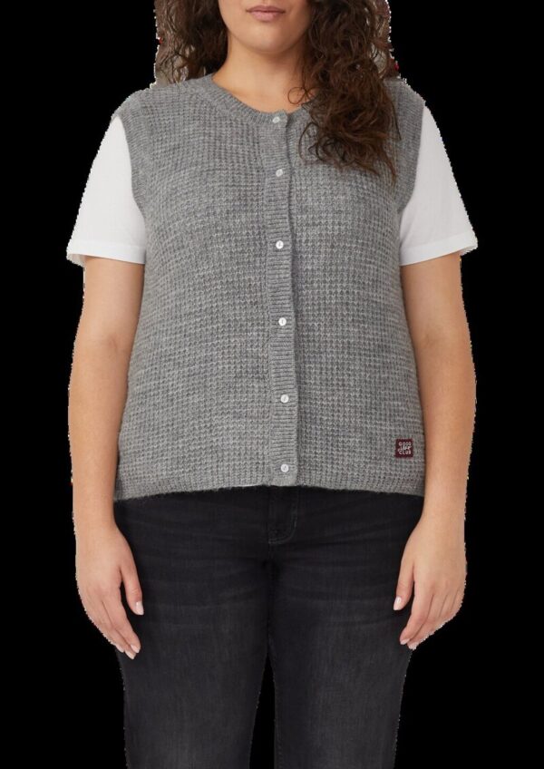 Strickweste aus Alpakamix