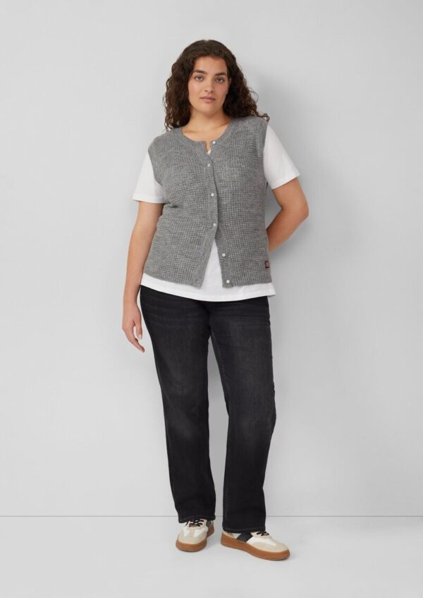 Strickweste aus Alpakamix