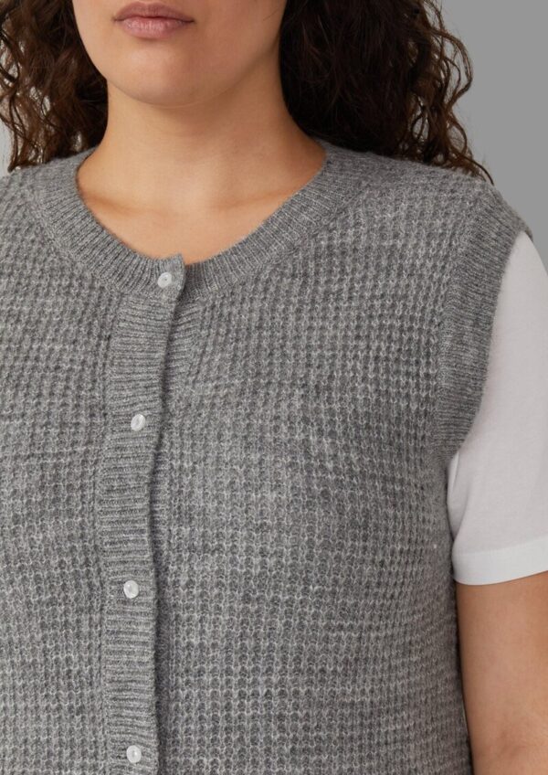 Strickweste aus Alpakamix