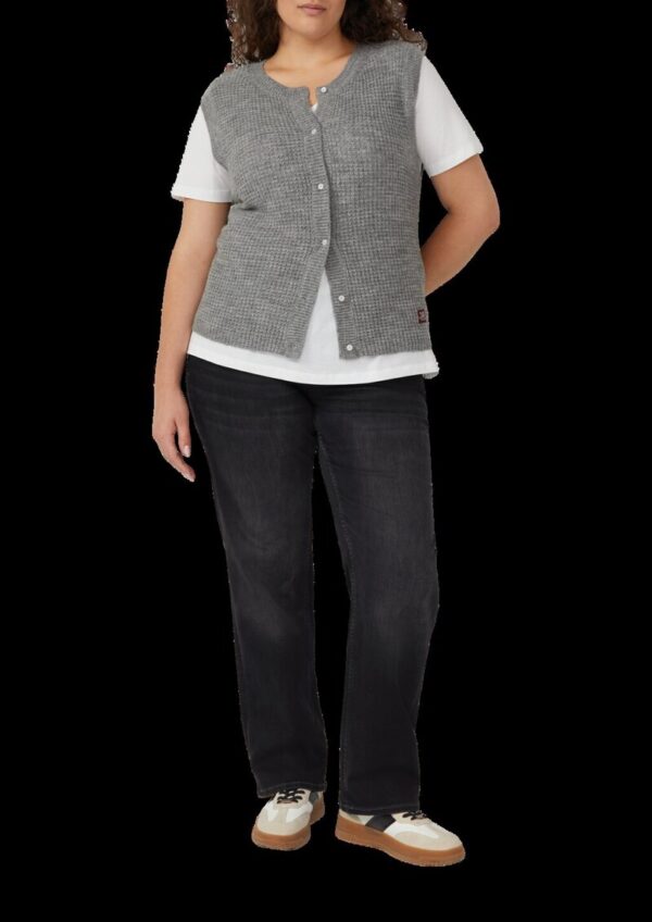 Strickweste aus Alpakamix