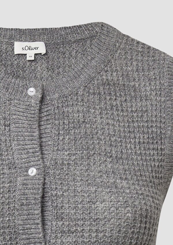 Strickweste aus Alpakamix