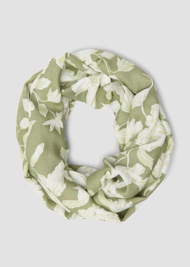 Gemusterter Loop-Schal aus Viskose