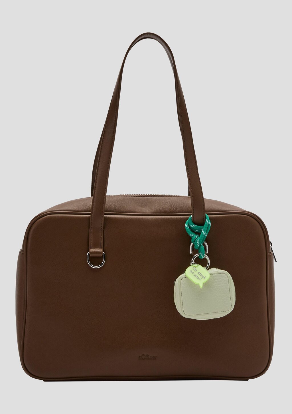 Handtasche mit abnehmbarem Pouch-Accessoire