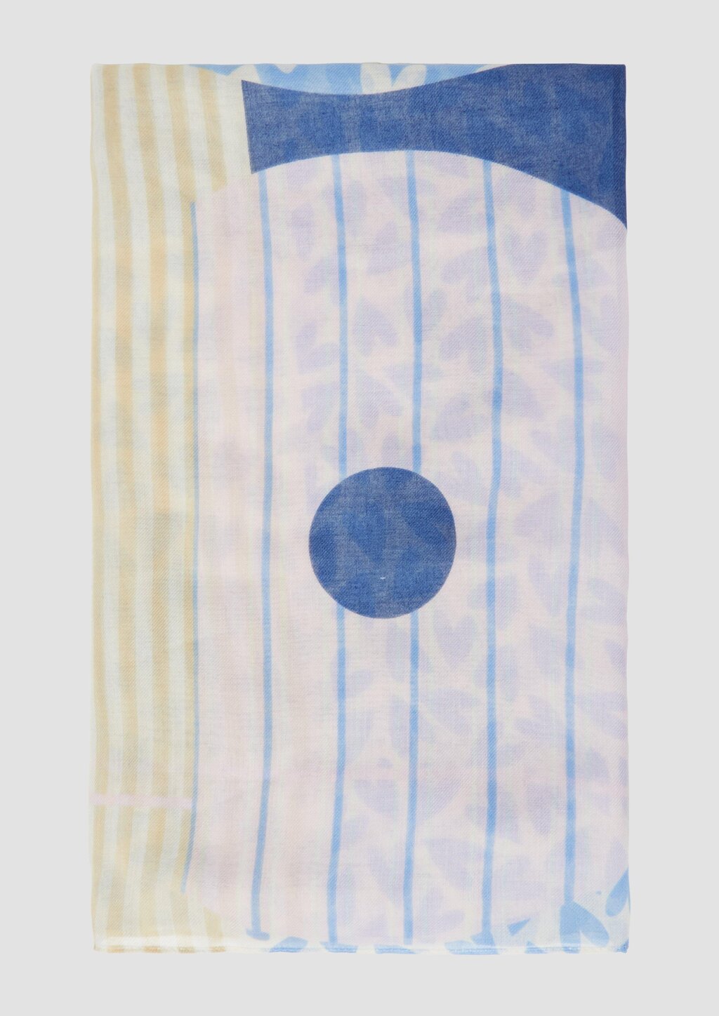 Gestreifter Schal mit Mustermix