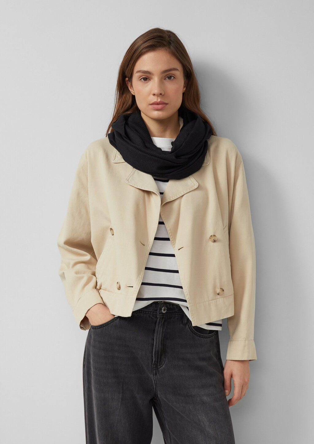 Loop-Schal aus Webware