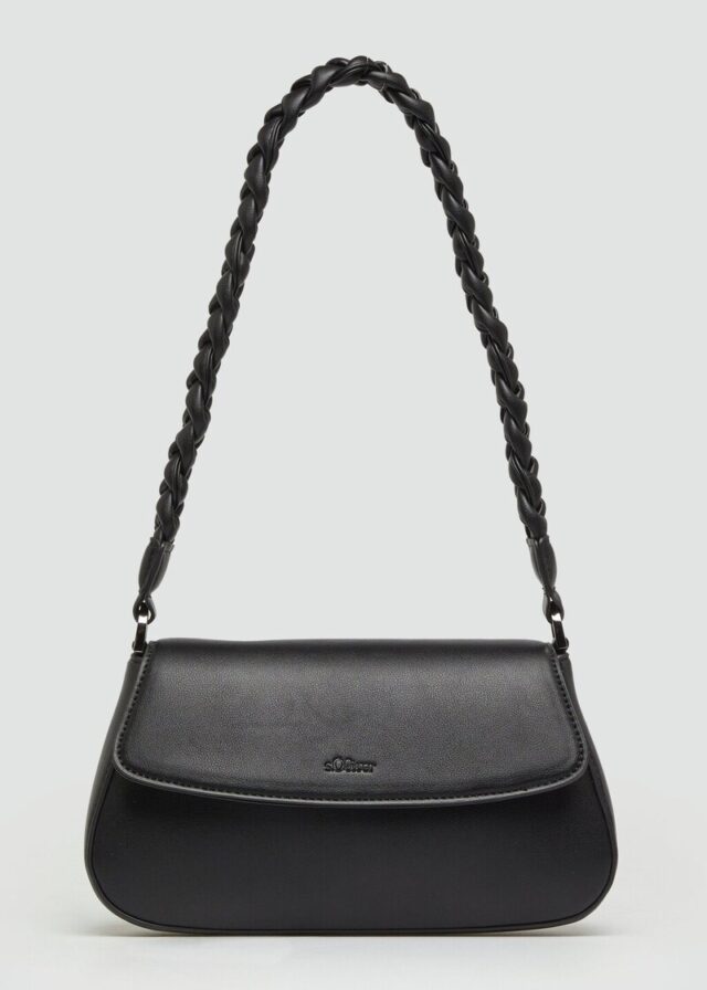 Hobo-Bag in Leder-Optik mit Logo-Prägung