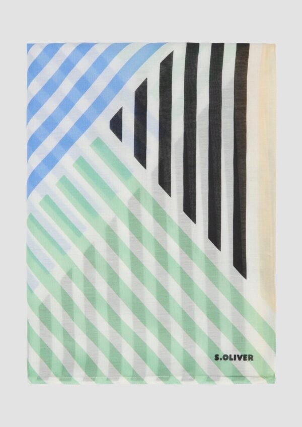 Gestreifter Loop-Schal