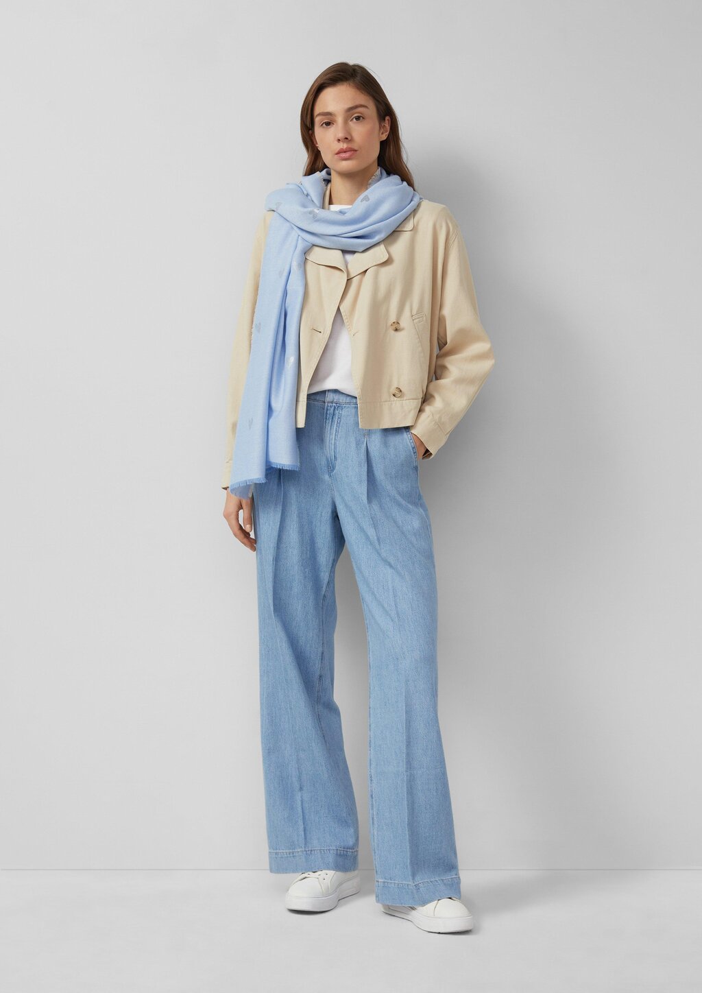 Gemustertes Tuch aus Viskosemix