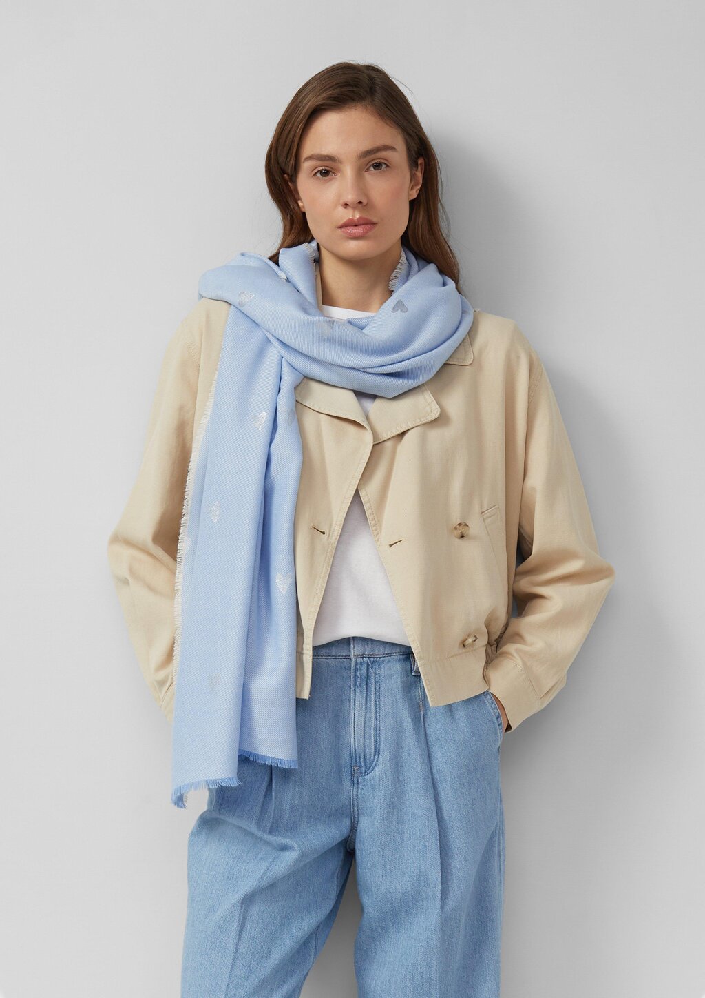 Gemustertes Tuch aus Viskosemix