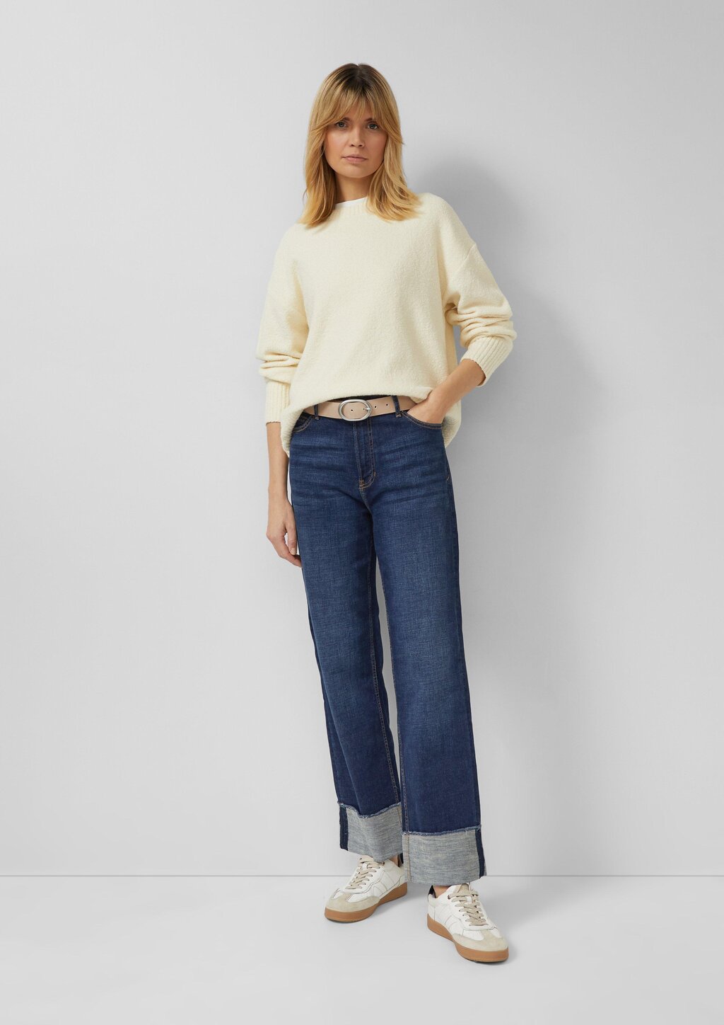 Klassischer Ledergürtel mit Dornschließe