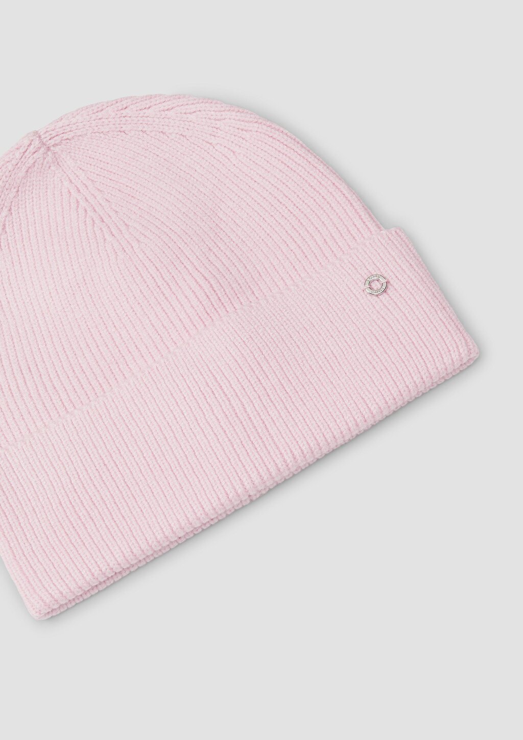 Beanie mit Turn-up-Funktion und Logo-Detail