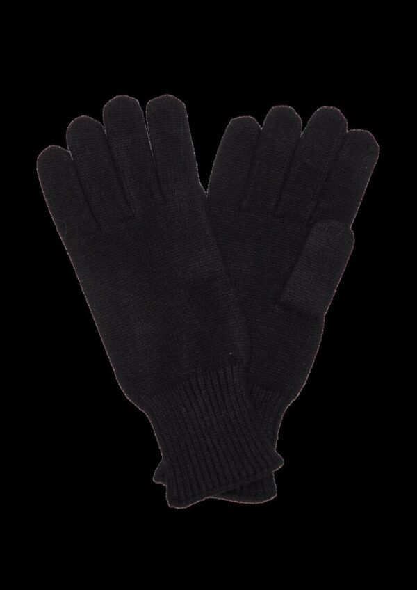 Strick-Handschuhe mit Rippbünchen