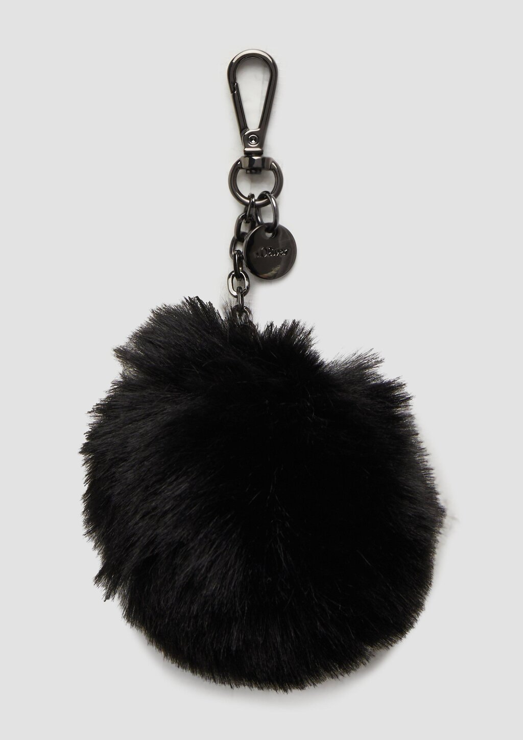 Pom Pom Anhänger aus Fake Fur
