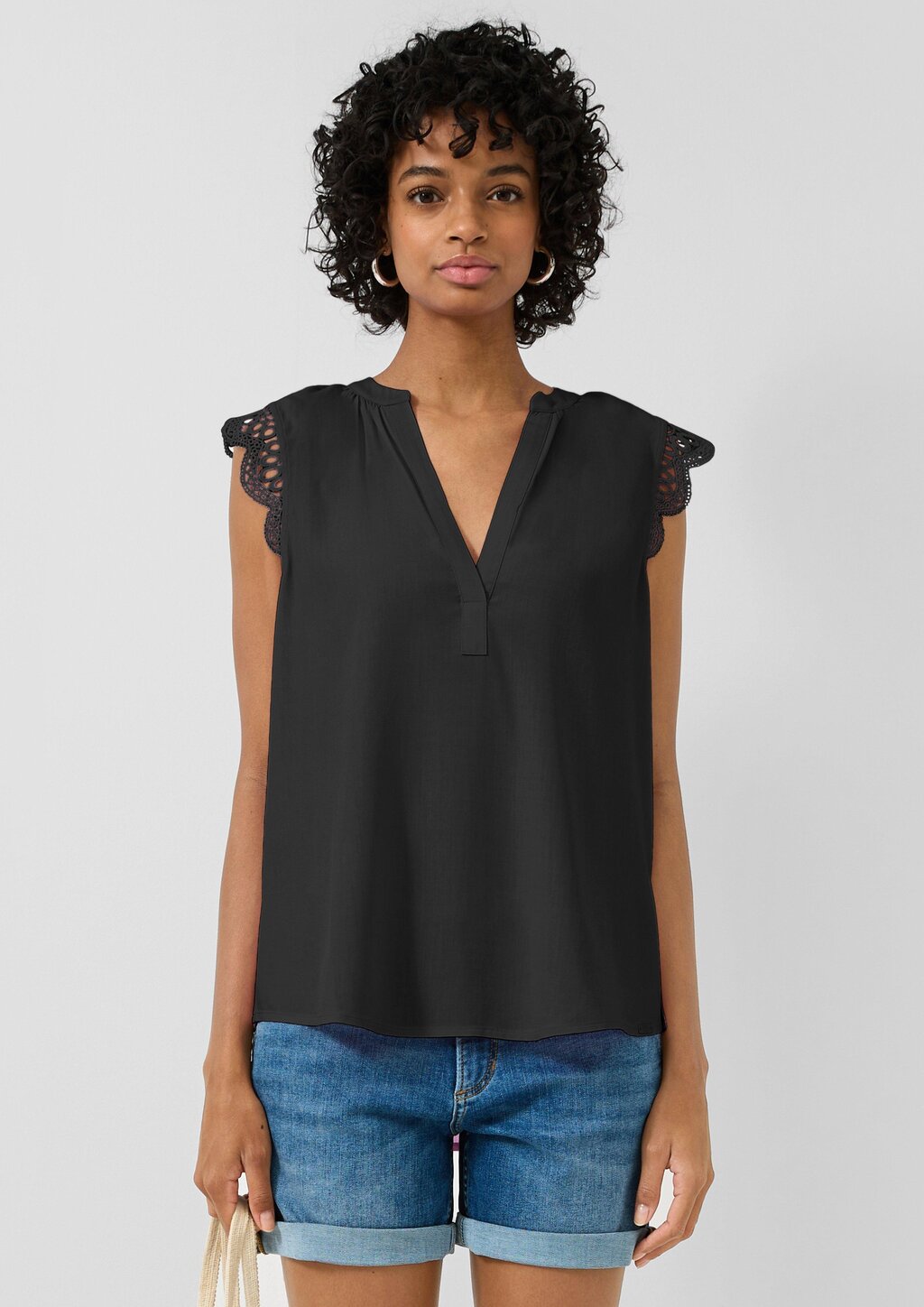 Blusentop aus Viskose