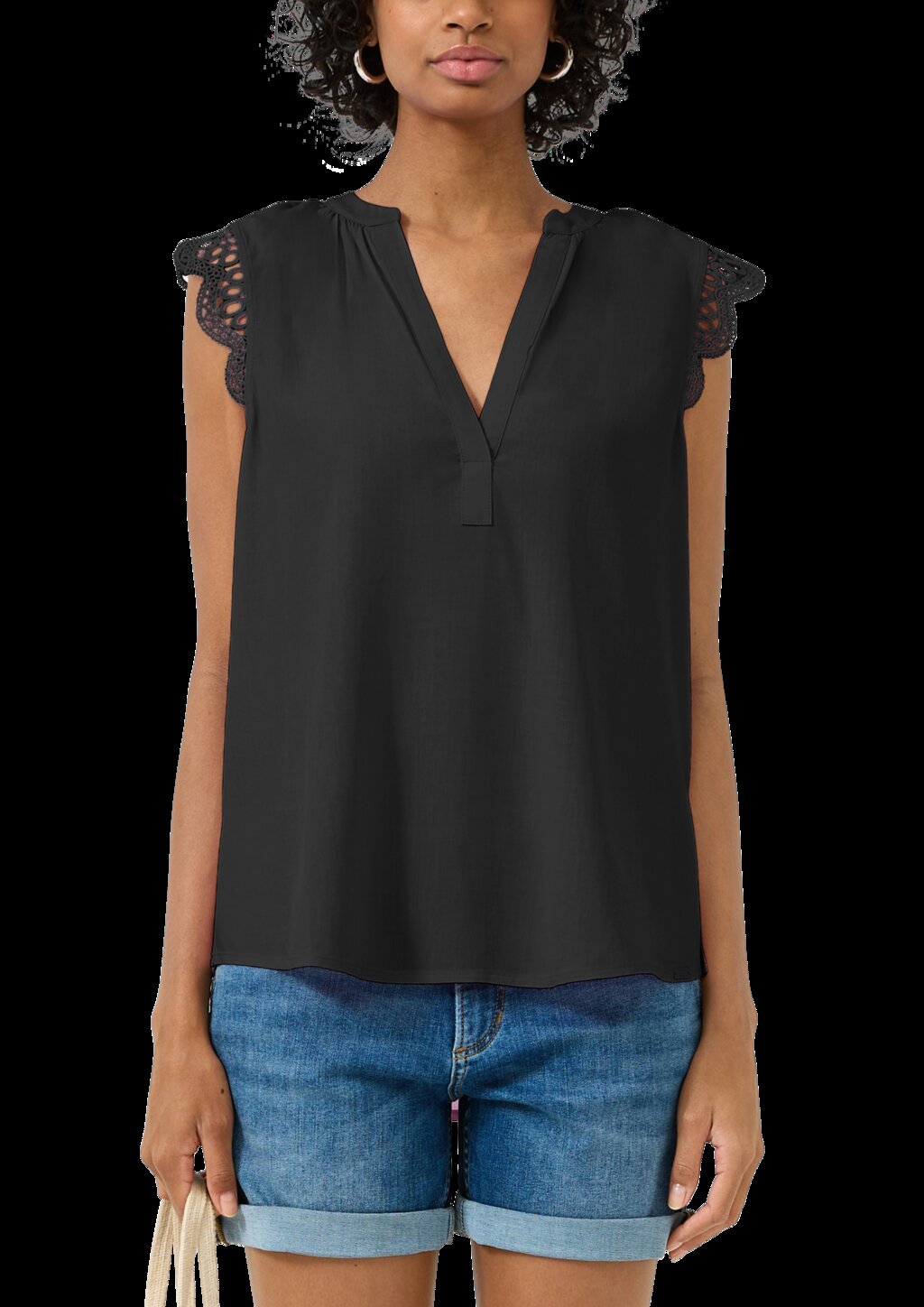 Blusentop aus Viskose