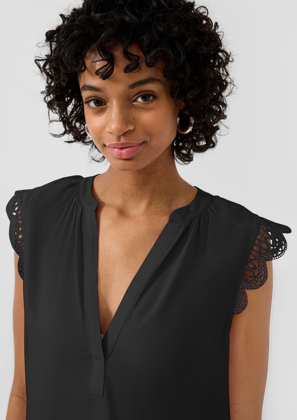 Blusentop aus Viskose