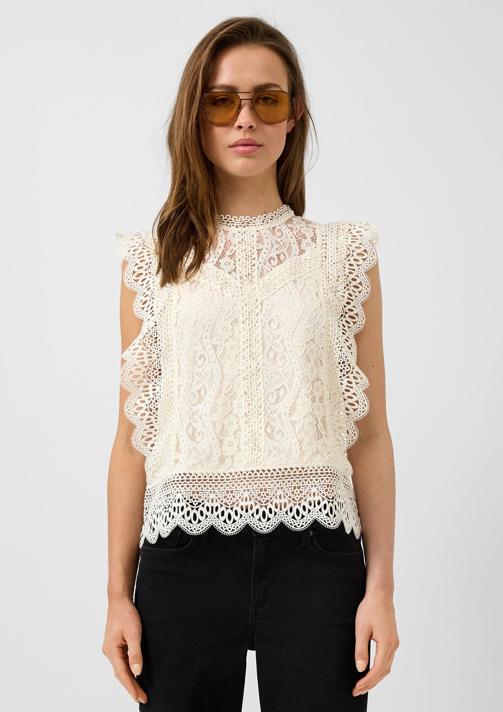 Blusentop aus Spitze