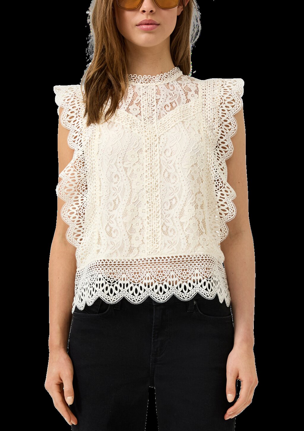 Blusentop aus Spitze