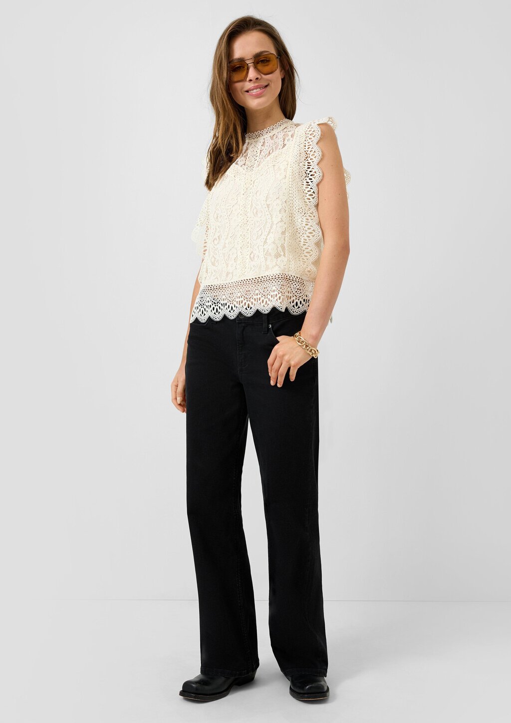 Blusentop aus Spitze