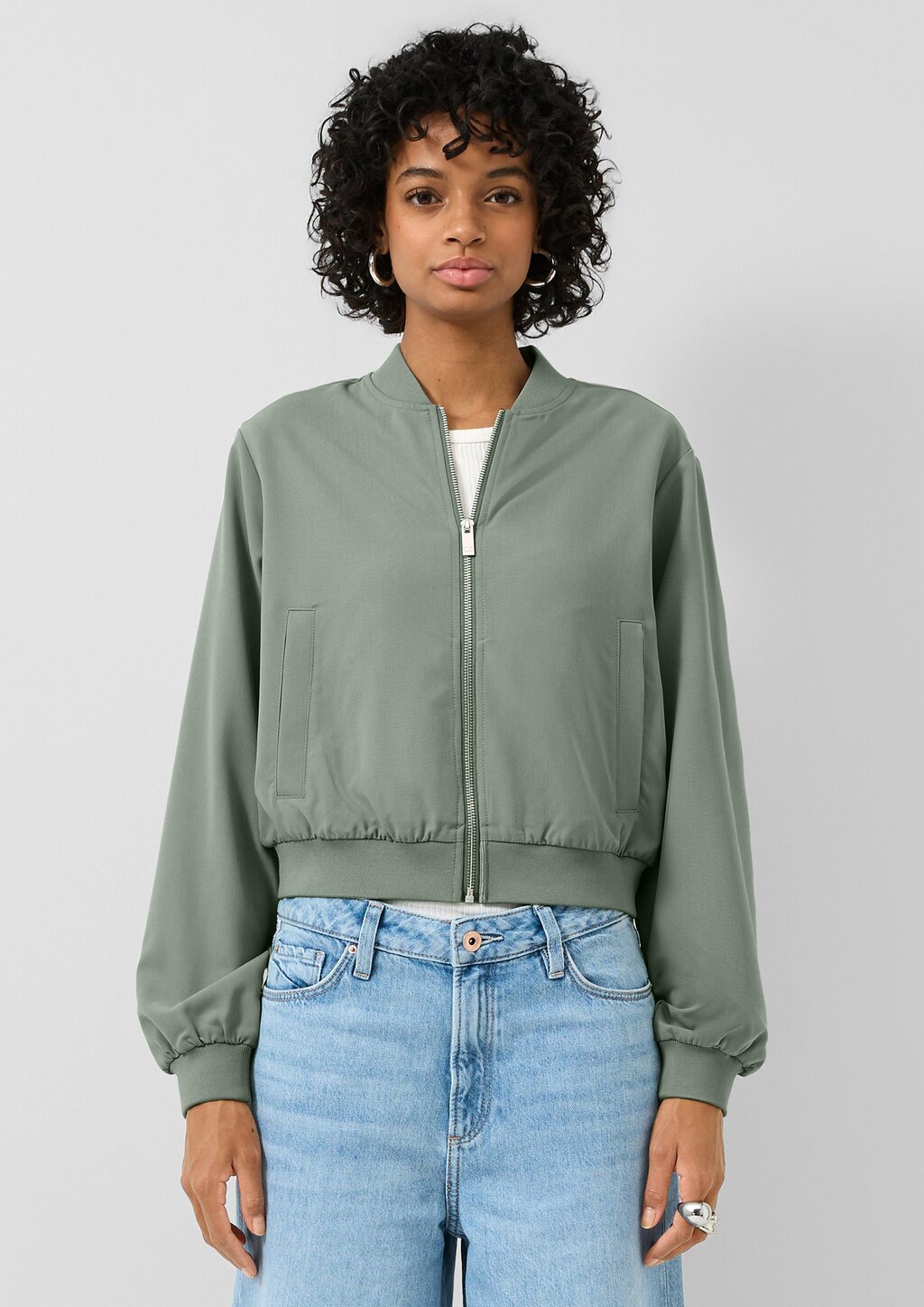 Blouson mit Stehkragen