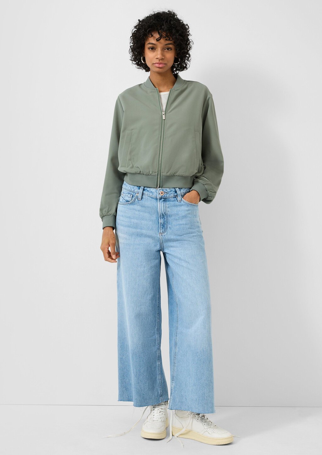 Blouson mit Stehkragen