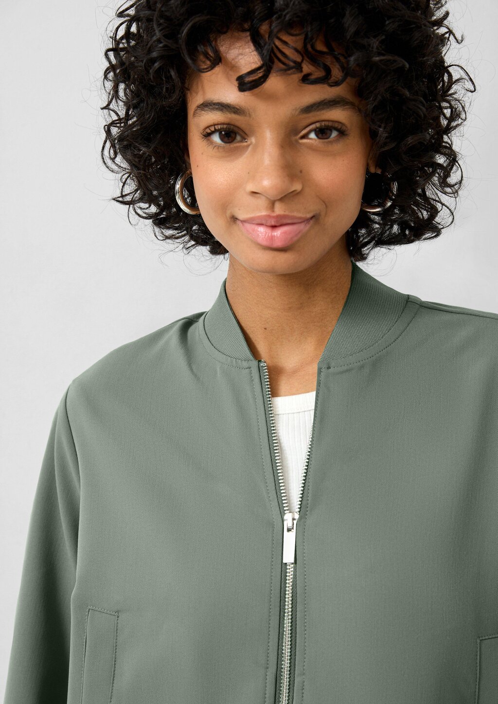 Blouson mit Stehkragen