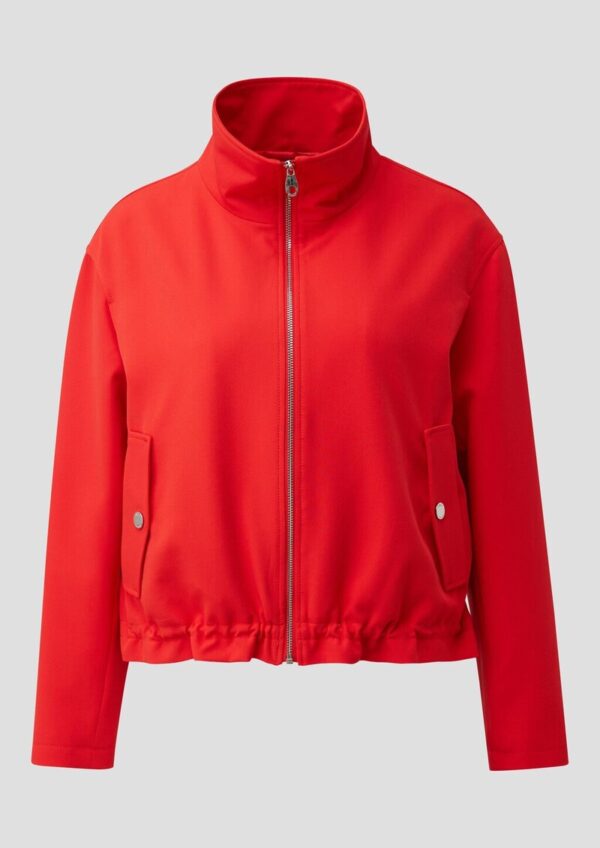 Sportive Jacke im Relaxed Fit mit Stehkragen