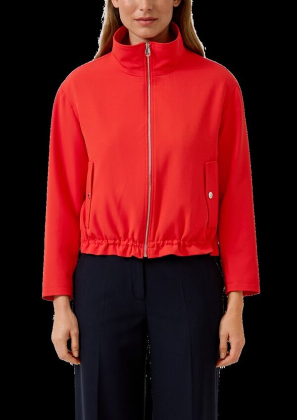 Sportive Jacke im Relaxed Fit mit Stehkragen