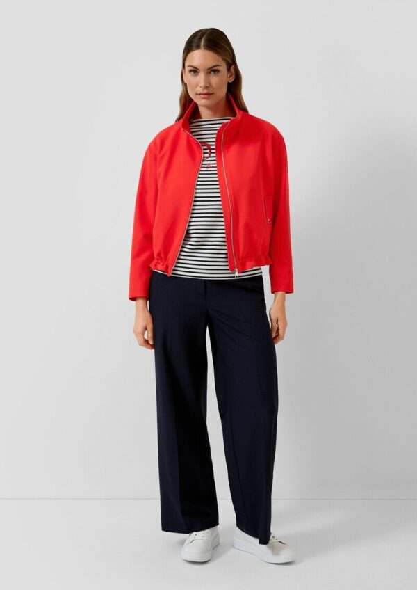 Sportive Jacke im Relaxed Fit mit Stehkragen