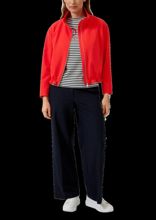 Sportive Jacke im Relaxed Fit mit Stehkragen