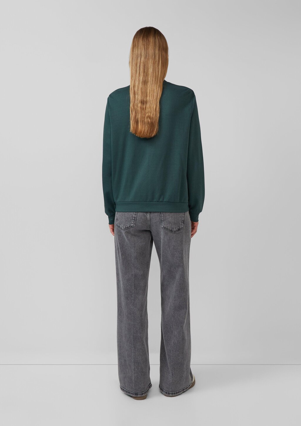 Weicher Interlock-Blouson mit Eingrifftaschen