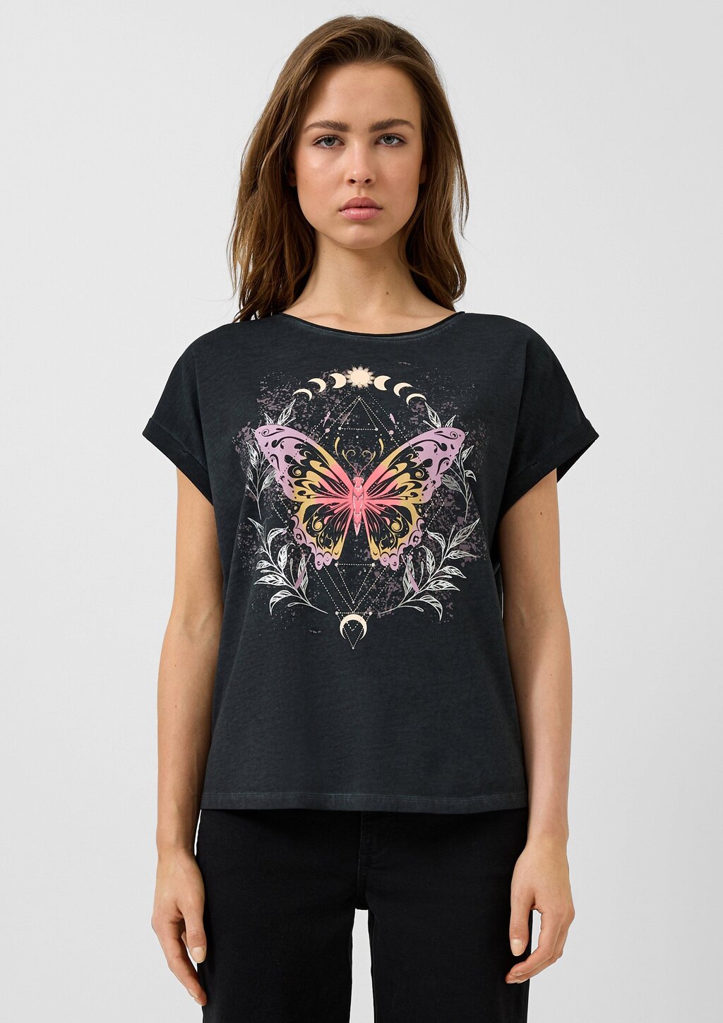 Oversize-Shirt mit Frontprint