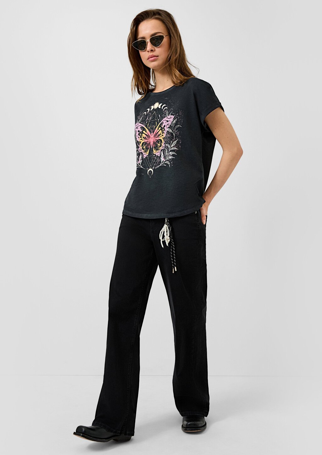 Oversize-Shirt mit Frontprint