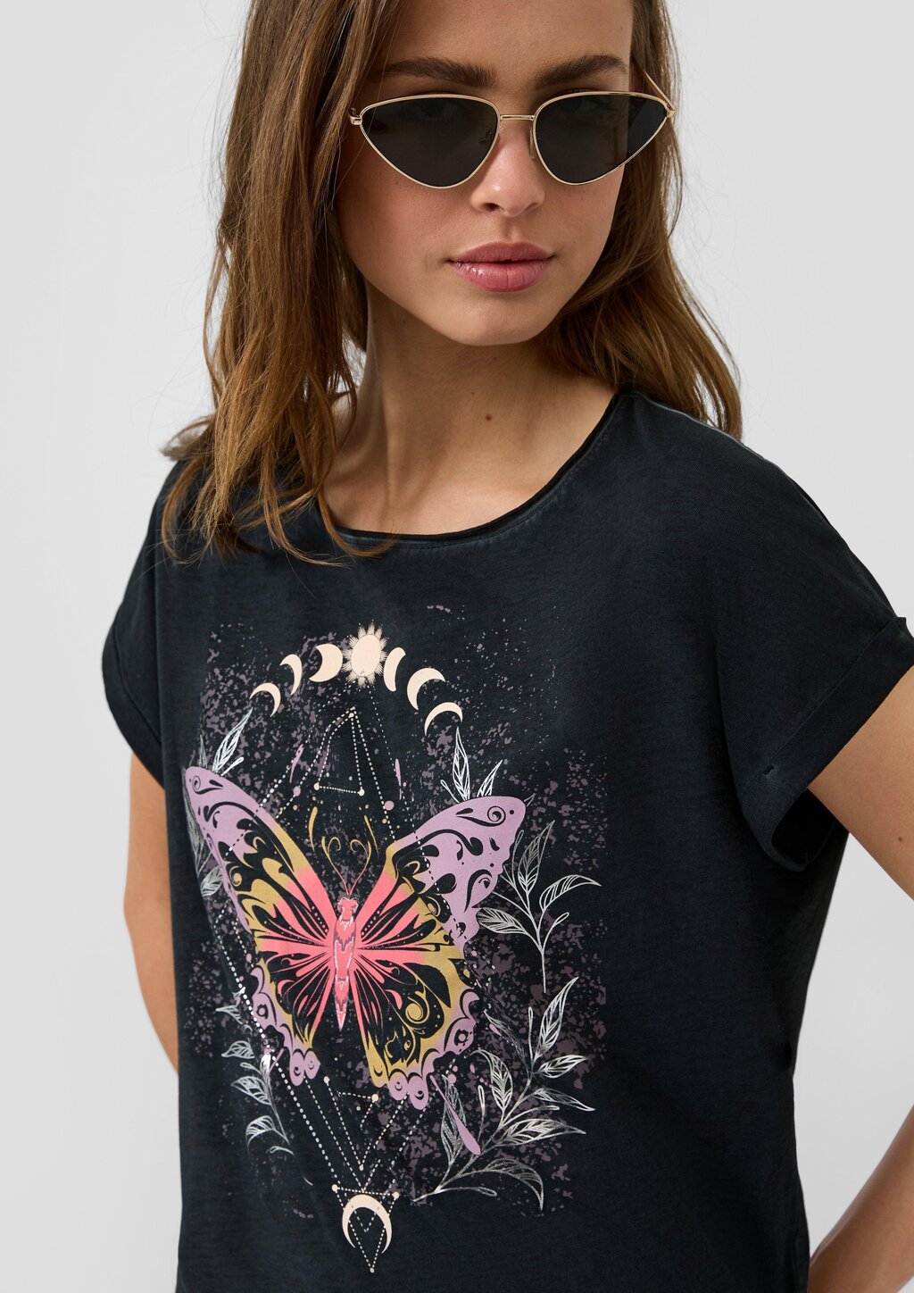 Oversize-Shirt mit Frontprint