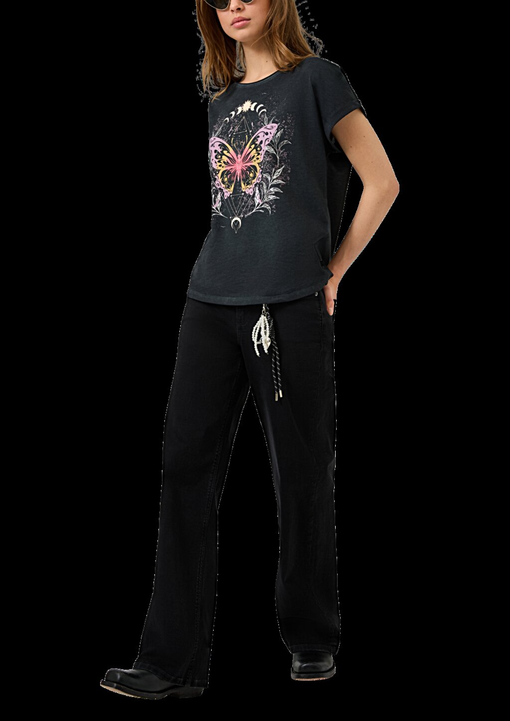 Oversize-Shirt mit Frontprint