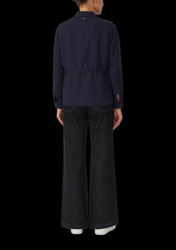Leichte Twill-Jacke mit Tunnelzug an der Taille
