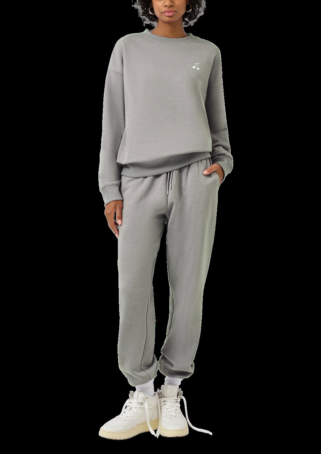 Sweatshirt mit Stickerei