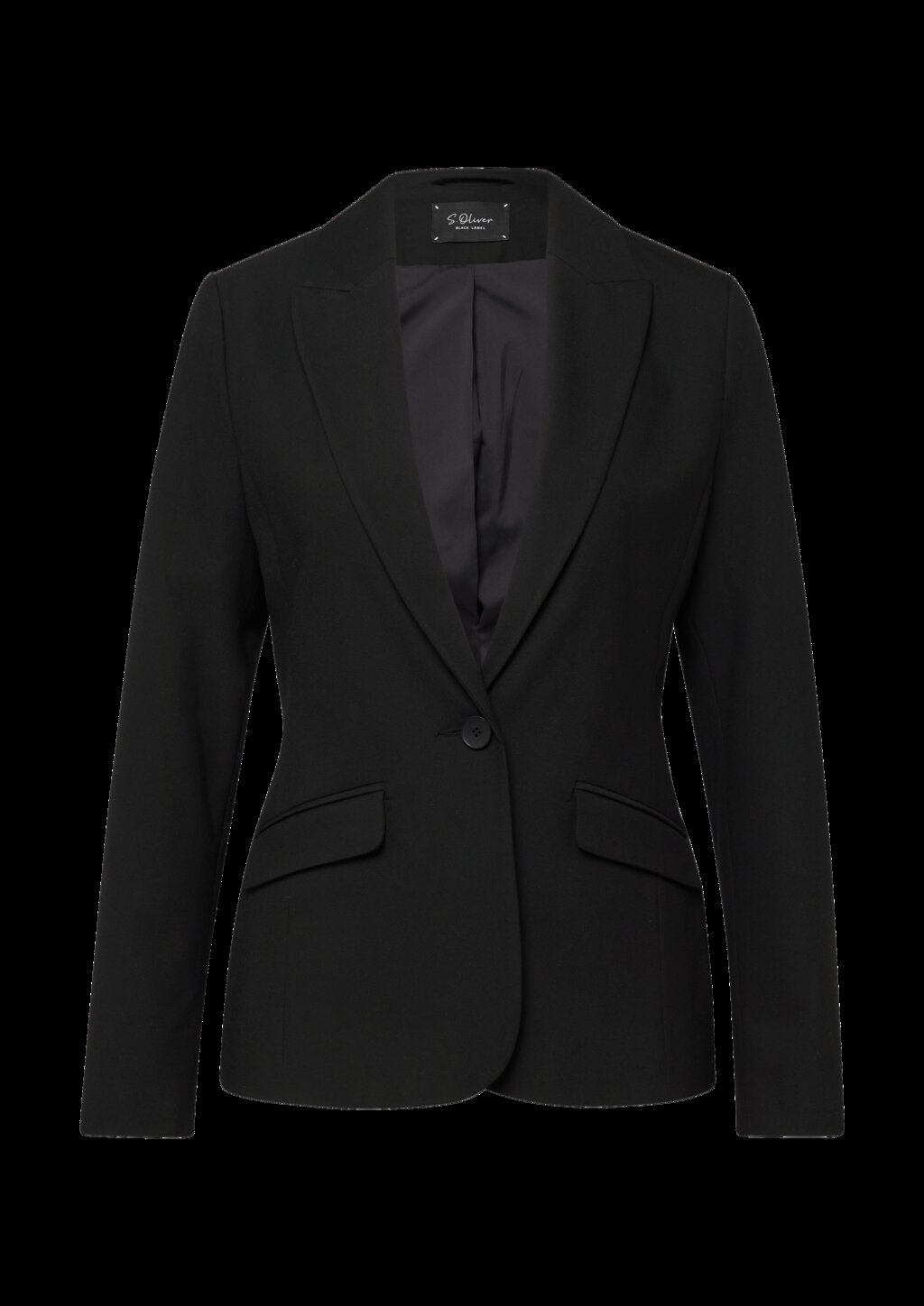 Viskosemix-Blazer im Slim Fit