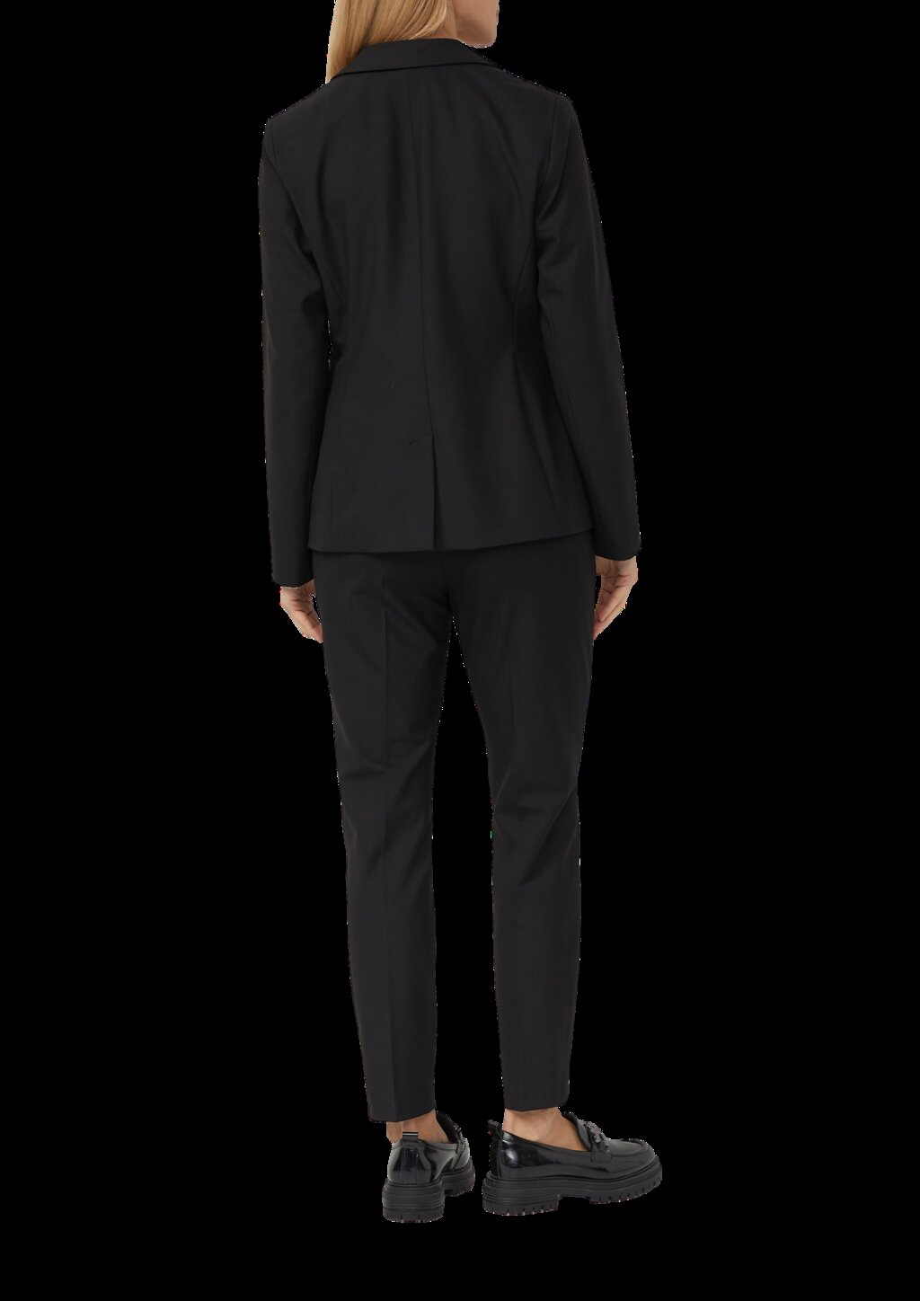 Viskosemix-Blazer im Slim Fit