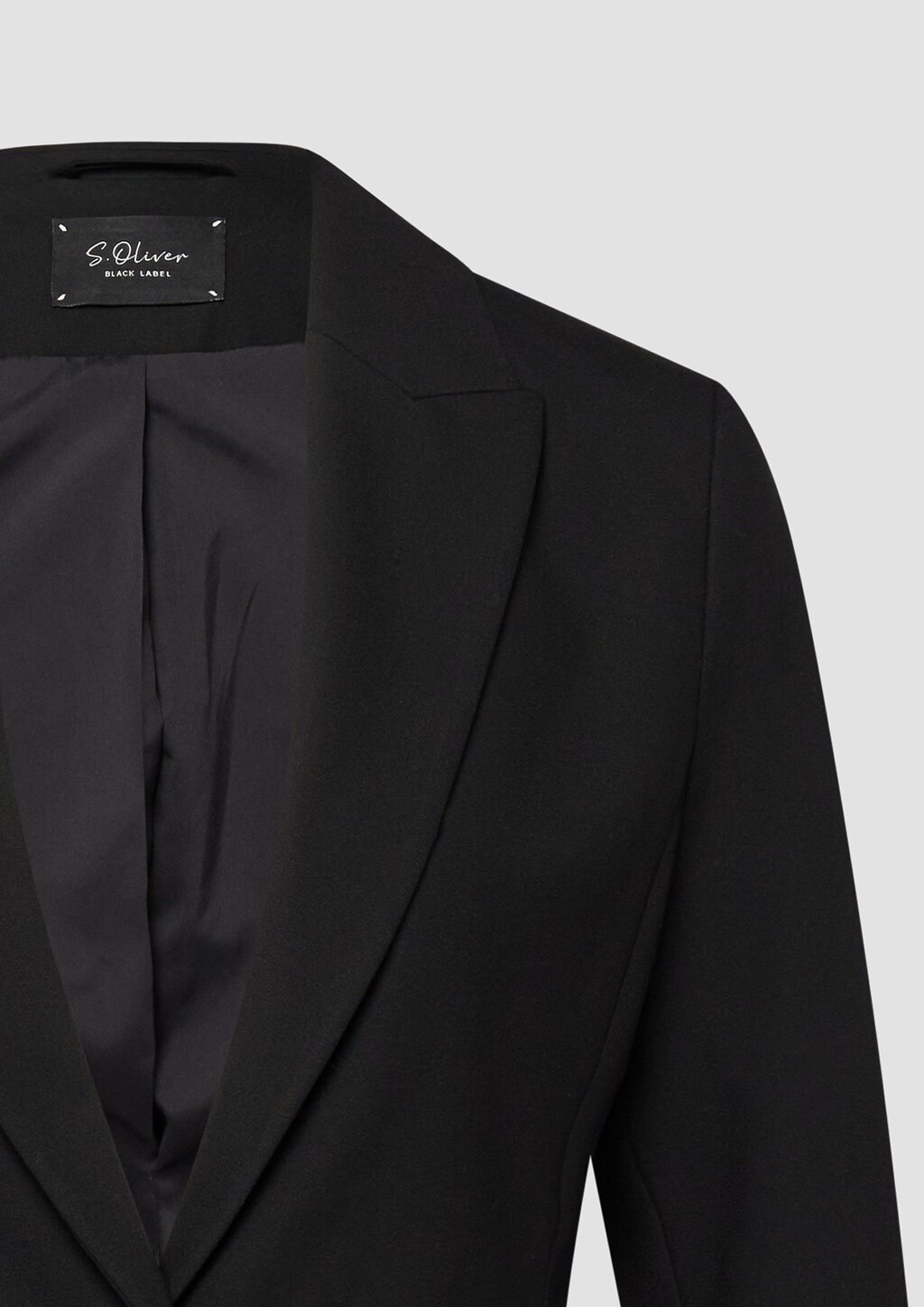 Viskosemix-Blazer im Slim Fit