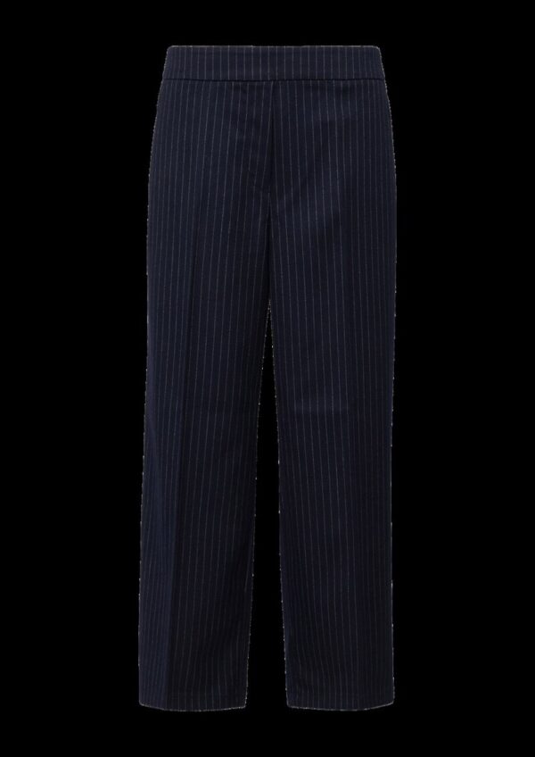 Culotte mit Elastikbund und Nadelstreifen