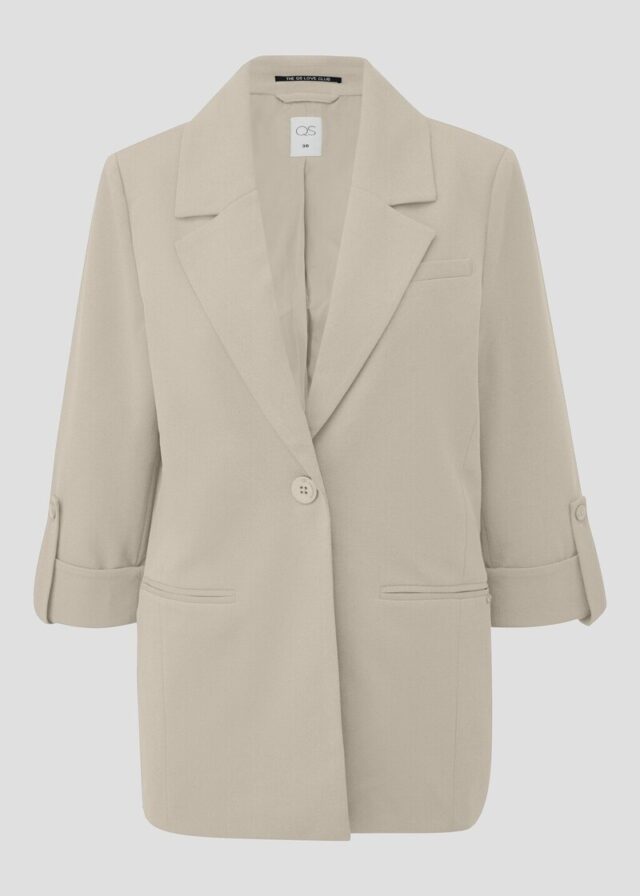 Blazer mit Turn-ups