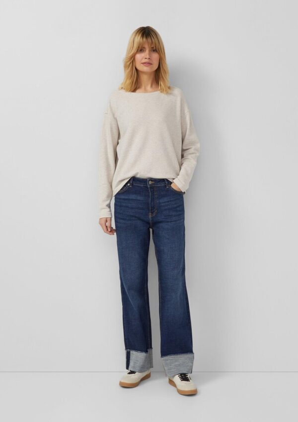Beth Boyfriend / Relaxed Fit / Mid Rise / Straight Leg / Aufschlag