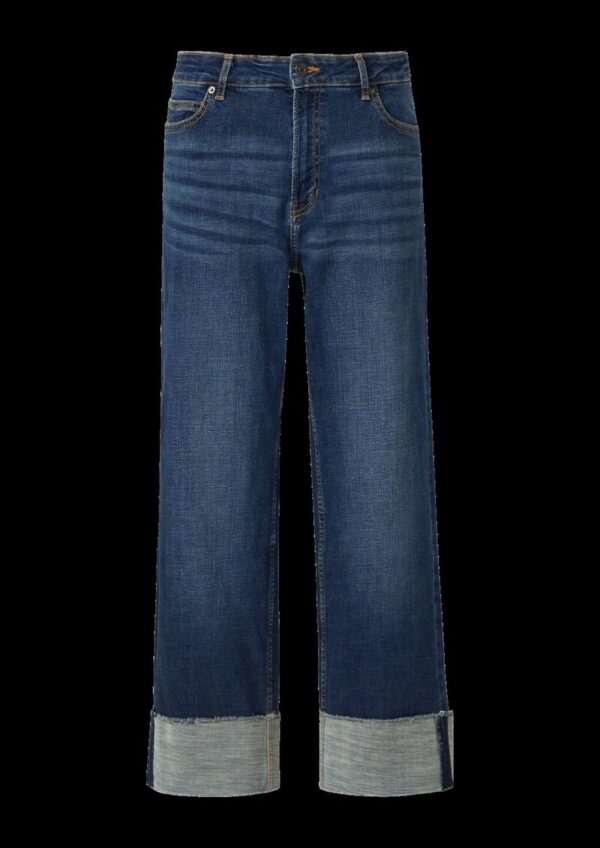 Beth Boyfriend / Relaxed Fit / Mid Rise / Straight Leg / Aufschlag