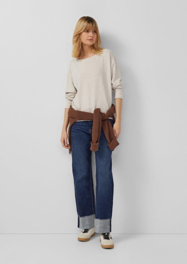 Beth Boyfriend / Relaxed Fit / Mid Rise / Straight Leg / Aufschlag