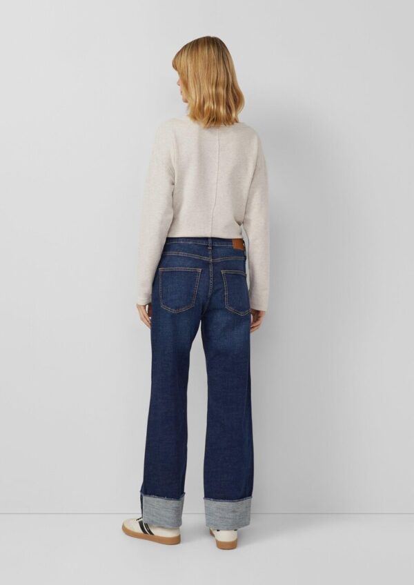 Beth Boyfriend / Relaxed Fit / Mid Rise / Straight Leg / Aufschlag