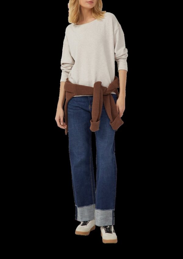 Beth Boyfriend / Relaxed Fit / Mid Rise / Straight Leg / Aufschlag