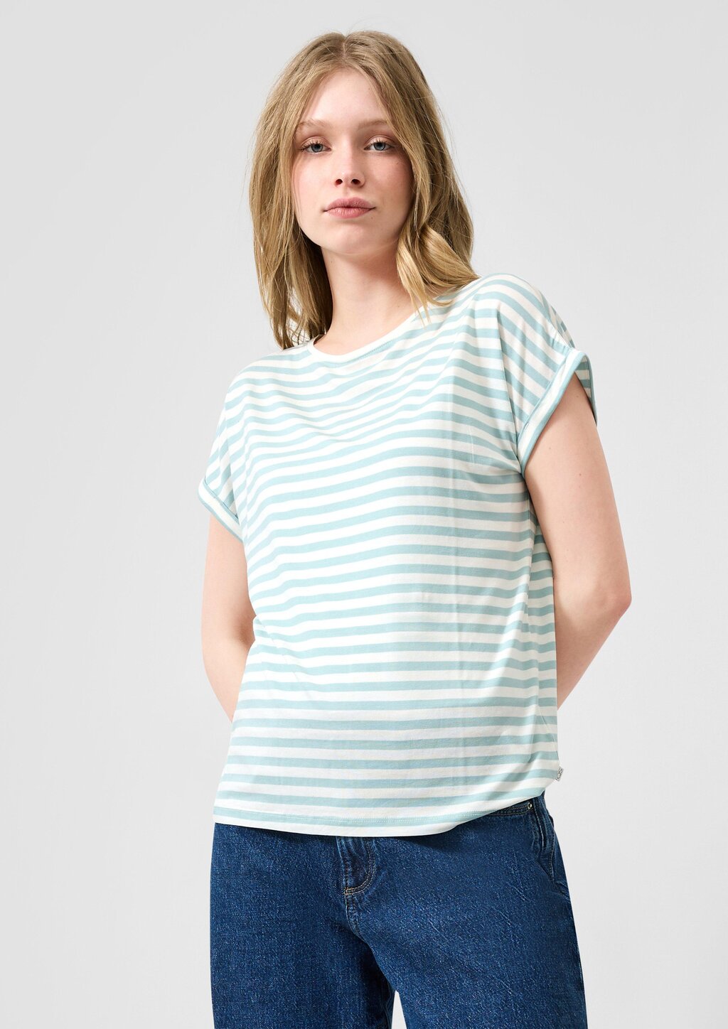 T-Shirt aus Lyocellmix