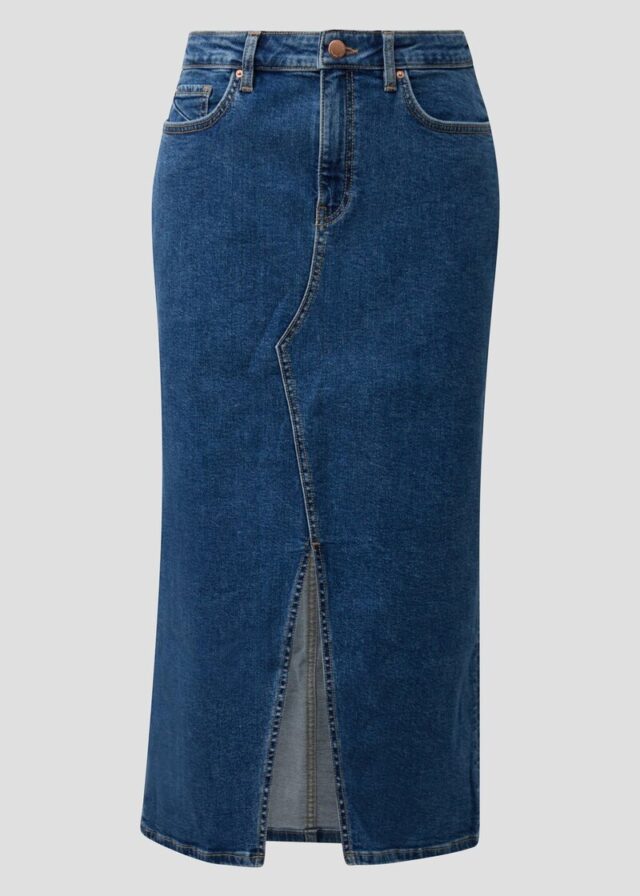 Wadenlanger Denimrock